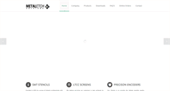 Desktop Screenshot of metaletchservices.com